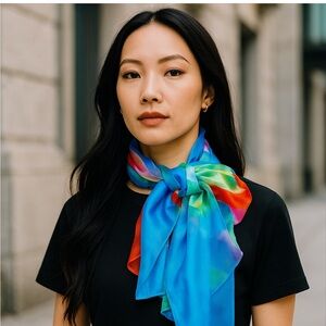 Gorgeous large watercolor scarf! New